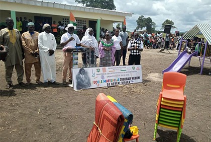 Education : la Mutuelle des cadres offre une école maternelle aux enfants de Béréni