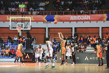 Basketball/Eliminatoires CM 2023: Match Côte d'Ivoire - Ouganda