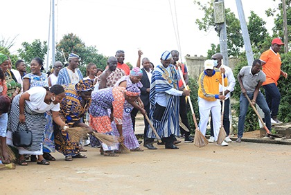 Célébration de retrouvailles des anciens du camp militaire d'Akouédo