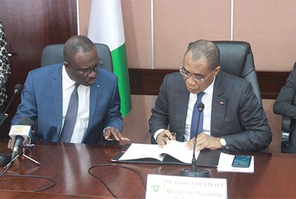 Développement local: signature de convention de prêt  entre le ministère de l'Économie et des Finances et la banque d'investissement et de développement de la CEDEAO
