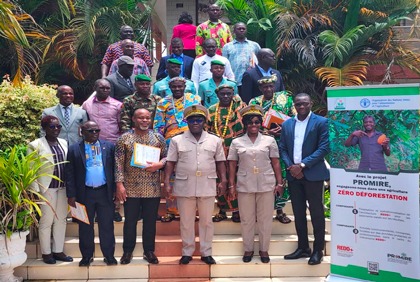 Lutte contre la déforestation : Les comités pour la réduction des émissions de gaz à effet de serre des régions du sud-comoé, Agneby-Tiassa et de la Mé installés