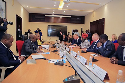 Audience: Le Premier ministre Achi Patrick reçoit une délégation de friesland campania