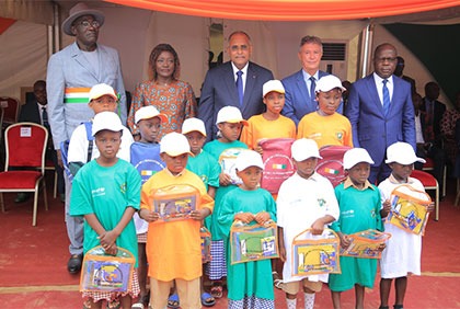 Éducation: cérémonie officielle de rentrée scolaire 2022-2023 au lycée moderne Djedji Amondji Pierre d'Adjamé