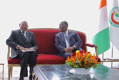 Entretien du chef de l’État avec un émissaire du Président du Conseil militaire tchadien