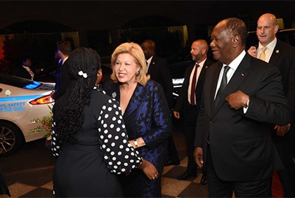 Arrivée du Président de la République, S.E.M. Alassane OUATTARA à New York