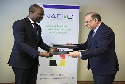 Signature de la fiche d’engagement du Plan du Vert INAD-CI