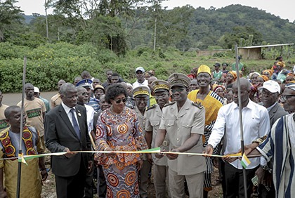 Caravane du social de la FONDATION LONACI 2022 : Un centre de santé intégré et un foyer polyvalent inaugurés dans le Tonkpi