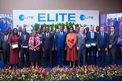 Cérémonie de remise de certifications du Programme Elite BRVM Lounge aux PME