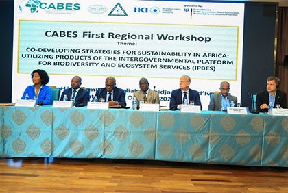 Ouverture du premier atelier régional du projet de développement des capacités pour des experts en biodiversité et services écosystémiques en Afrique