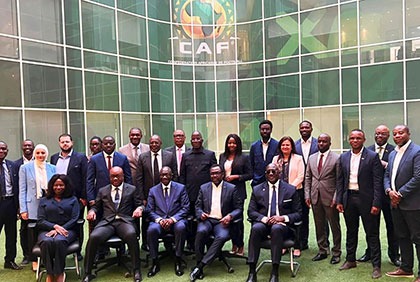 Football: Rencontre entre la Confédération Africaine de Football et le Comité d’organisation de la CAN en Egypte