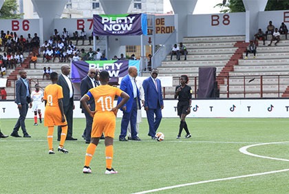 Football: Lancement du championnat scolaire africain en présence du President de la CAF
