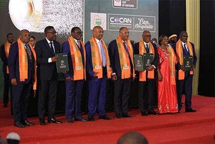 CAN 2023: Cérémonie de signature de l'accord d'accueil et de la lettre de confirmation