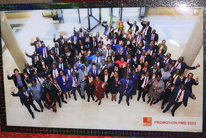 Dîner gala de fin de formation de la promotion PMD 2022 de MDE Business school