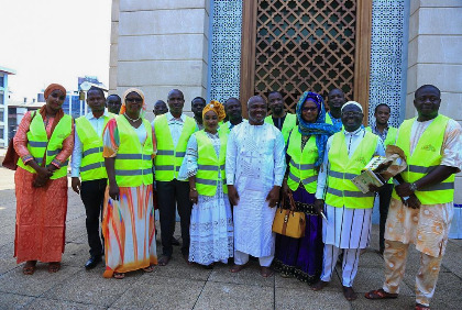 11e Journée Africaine de la sécurité routière: sensibilisation à la grande mosquée du Plateau
