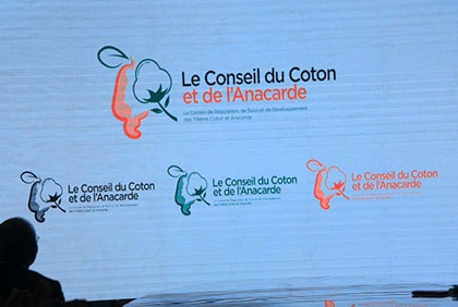 Cérémonie de présentation officielle du nouveau logo du conseil du coton et de l'anacarde