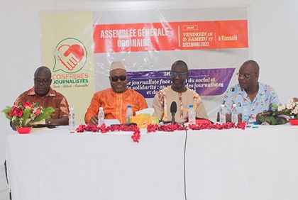Assemblée générale ordinaire de l'ONG Confrères Journalistes de Côte d'Ivoire
