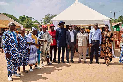 Inauguration du château d’eau de Gouriniani (Daloa) offert par la Fondation Future Africa dans le Haut-Sassandra