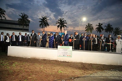 Cérémonie de lancement des travaux d'extension et de réhabilitation de l'Aéroport international Félix Houphouët Boigny d'Abidjan