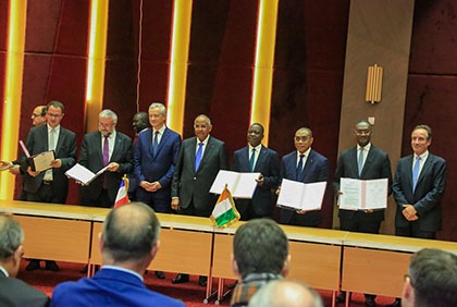 Côte d'Ivoire : signature de convention pour la réalisation du projet du métro d'Abidjan