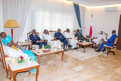 Côte d’Ivoire : une délégation d’élus de la sous-région UEMOA chez l’ambassadeur du Qatar à Abidjan