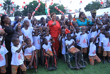 Cérémonie d’arbre de Noel au profits des enfants des structures socio-éducatives de base à l’orphelinat de Bingerville