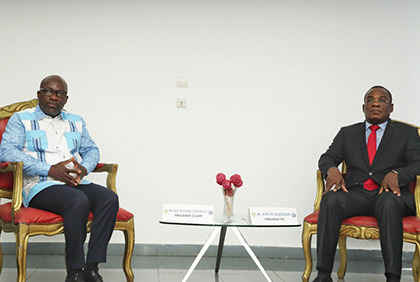 Rencontre entre Affi N'Guessan du FPI et Blé Goudé Goudé du COJEP