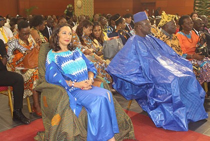 Cérémonie de présentation des voeux de nouvel an au ministère de la culture et de la francophonie