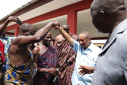 Municipalité 2023 : La royauté et la chefferie d'Assinie soutiennent la candidature de Pierre Magne