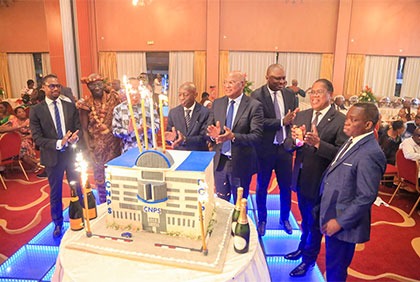 Cérémonie de présentation de voeux à la caisse nationale de prévoyance sociale (CNPS)