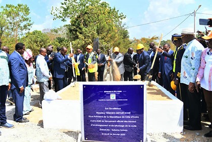 Infrastructure routière : Lancement des travaux de bitumage de la voie Dabakala-Satama Sokoro