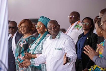 Cérémonie d'hommage des populations du Hambol au Président Alassane OUATTARA , sous le patronage et la présidence du Vice-Président de la République, M. Tiémoko Meyliet KONE