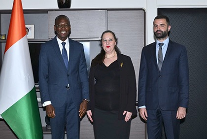 Rencontre entre le ministre de la bonne gouvernance et une délégation de l'Organisation des nations unies contre la drogue et le crime