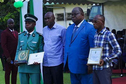 Céremonie de présentation de voeux de nouvel an