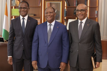 Entretien du Président de la République avec la délégation CGECI