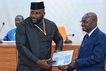 Chambre de commerce et d’industrie: Remise d’attestations de fin de formation de plusieurs agents