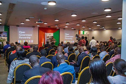 Activités OGP : le 4ième Plan d’action national de Gouvernement ouvert de la Côte d’Ivoire officiellement lancé pour la période 2022-2024