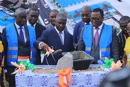 Infrastructures sportives: Cérémonie officielle de pose de la première pierre de la piscine olympique de Yopougon