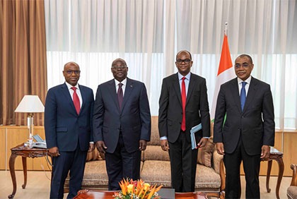 Entretien du Vice-Président de la République avec l’Administrateur du FMI pour la Côte d'Ivoire