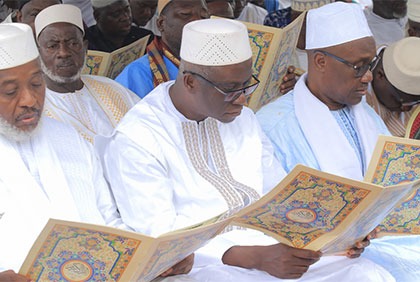 An 2 du décès de l'ex premier Hamed Bakayoko: Prière à la grande Mosquée de la Riviera Golf