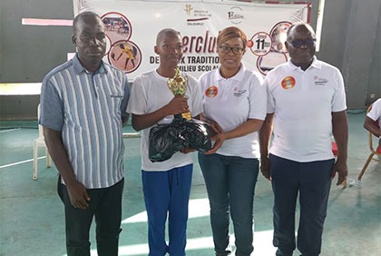 Jeux traditionnels en milieu scolaire : l'Injs a vibré au rythme d'une compétition inter-clubs