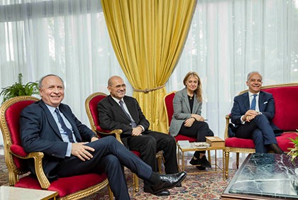 Entretien du chef de l'Etat  avec le Ministre italien de l'Intérieur