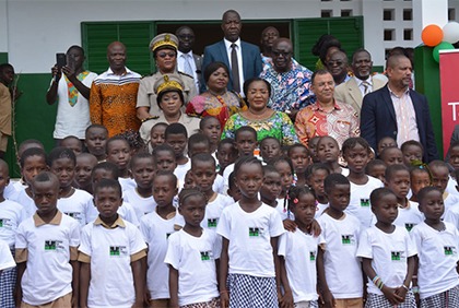 Moronou : la Fondation BOA Côte d'Ivoire construit et équipe 6 salles de classe à Arrah