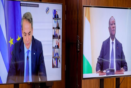 Participation par visioconférence, du Président de la République, S.E.M Alassane OUATTARA, à l'ouverture du Sommet sur la Démocratie organisé par les Etats - Unis d'Amérique (USA)