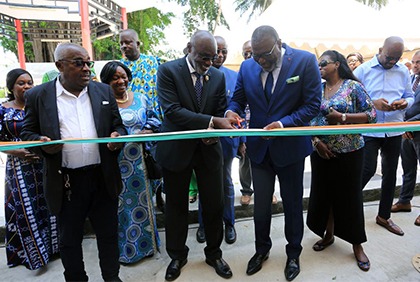 Cérémonie d'inauguration de l'infirmerie Dr Koutouan Jean Claude à la mairie de Cocody