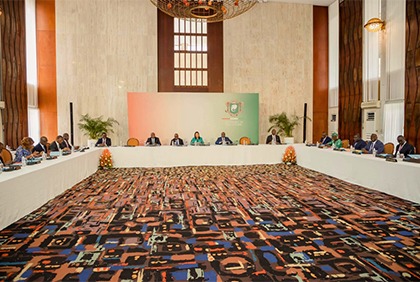Conseil des Ministres du mercredi 5 avril 2023 présidé par le Président de la République, Alassane Ouattara