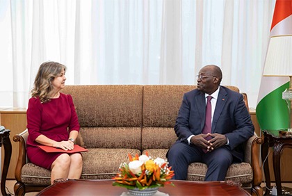 Entretien du Vice- Président de la République avec l’Ambassadeur de Turquie en Côte d'Ivoire