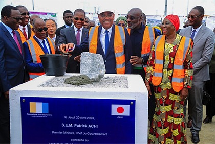 Côte d’Ivoire : le Premier ministre Patrick Achi lance les travaux de construction de trois échangeurs à Abidjan-Cocody