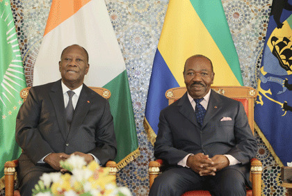 Visite d'Amitié et de Travail du Président de la République, S.E.M Alassane OUATTARA, à Libreville, au Gabon, ce samedi 29 avril 2023.