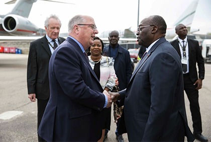 Arrivée du Vice-Président de la République, M. Tiémoko Meyliet KONÉ, à Londres