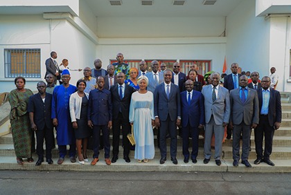 Gestion de la commande publique : le ministre Moussa Sanogo échange avec les membres de la Chambre de Commerce et d'Industrie de Côte d'Ivoire